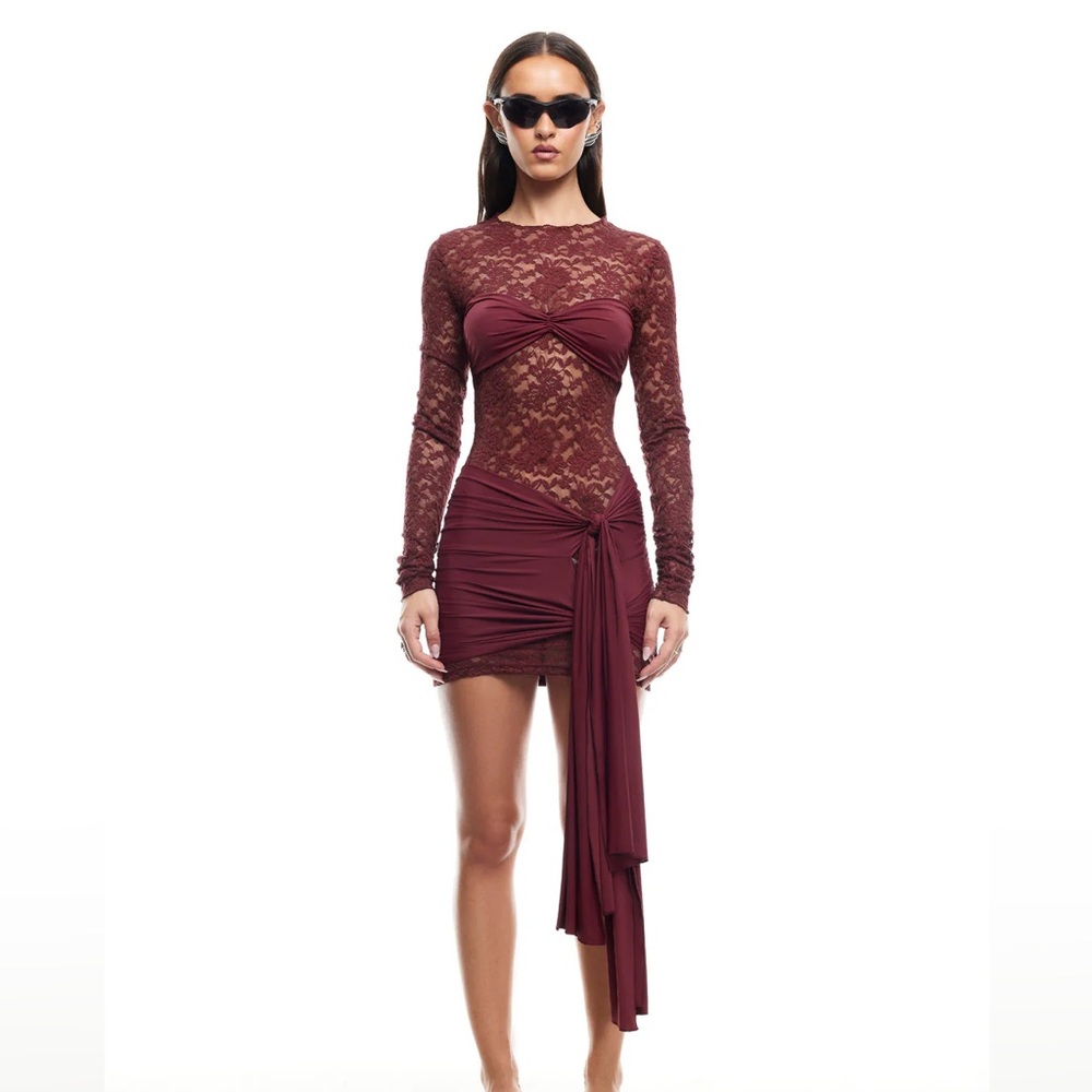 Lioness MIDNIGHT MINI DRESS | GARNET B00